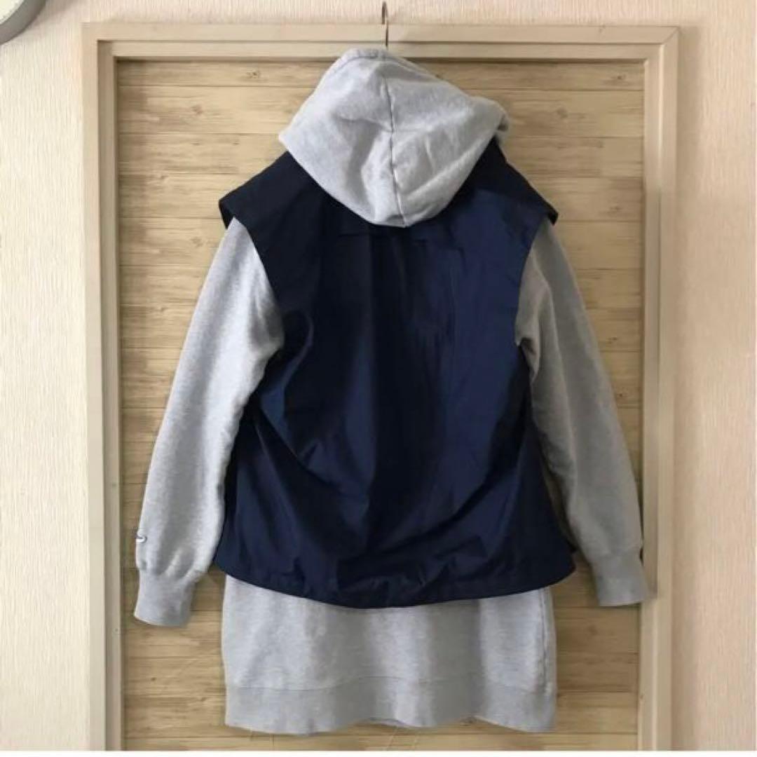 【セットアップ】NIKE スポーツ ベスト + VANS スウェット パーカーM
