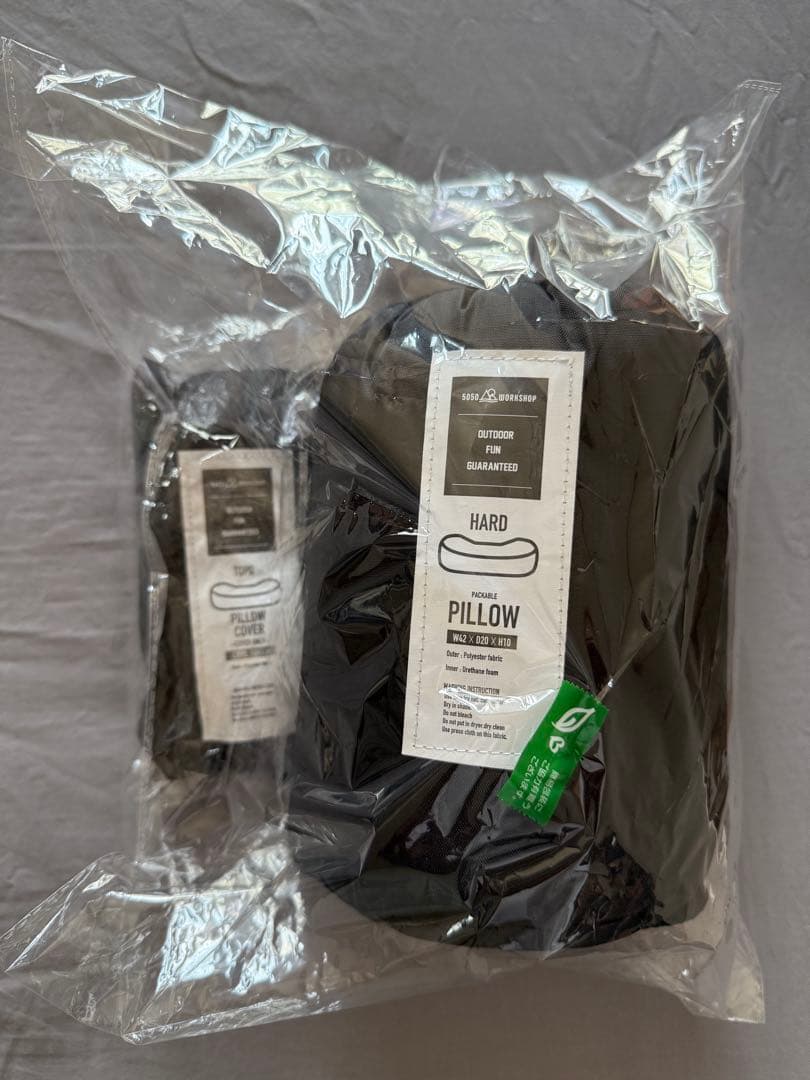 5050WOKS SHOP PACKABLE PILLOW HARD 替カバー付