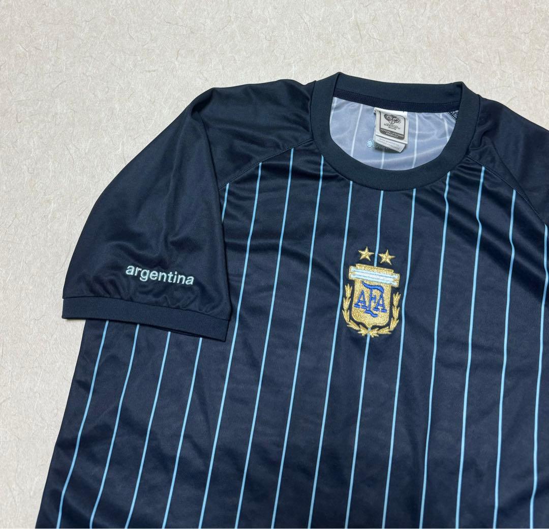 adidas アルゼンチン代表　2006 ゲームシャツ　トレーニングシャツ　短丈
