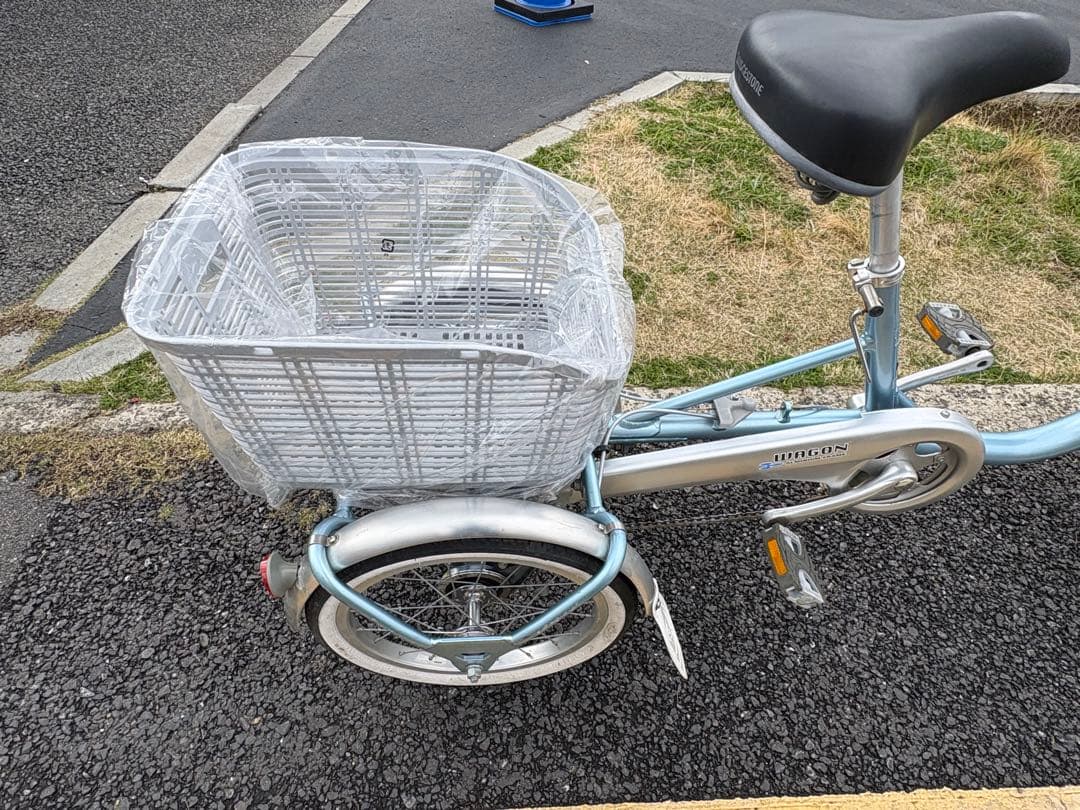 中古非電動ブリヂストン三輪車　16/18㌅　大阪