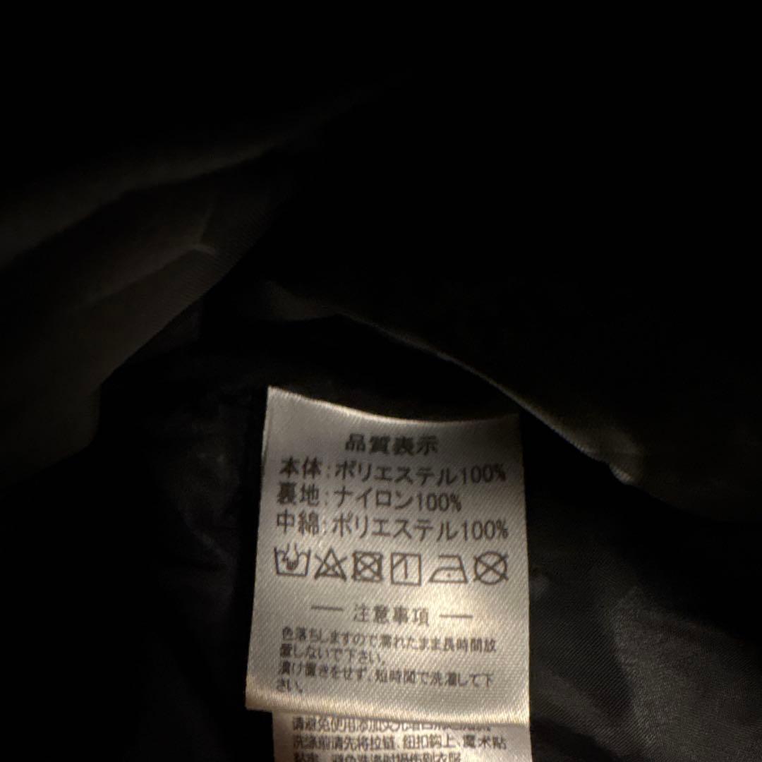 ATHLETA フード付きベンチコート ネイビー