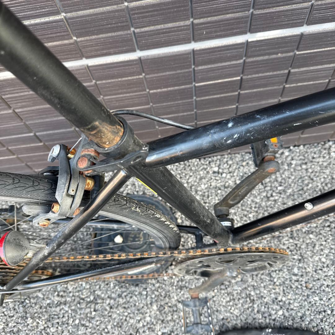 クロスバイク シマノ6段変速 700×28c シティサイクル 自転車　おまけ付き