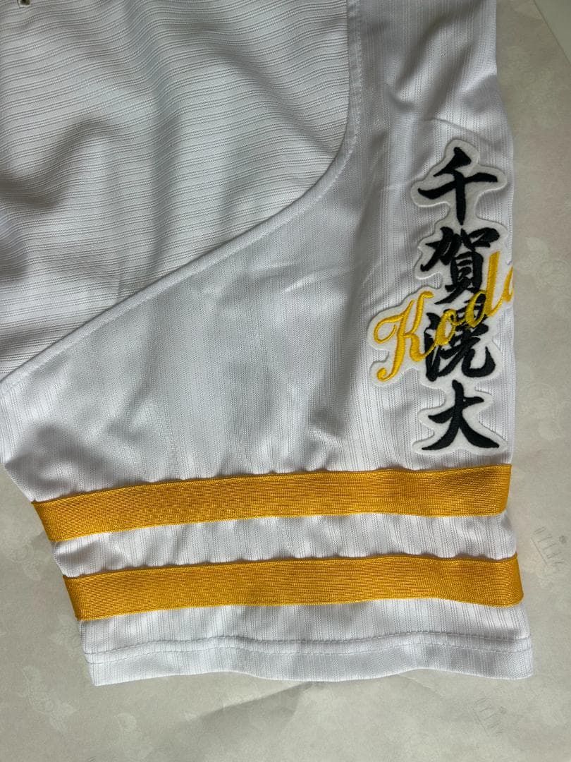 新品SoftBank Hawks 千賀滉大　ユニフォーム　プリントサイン入り