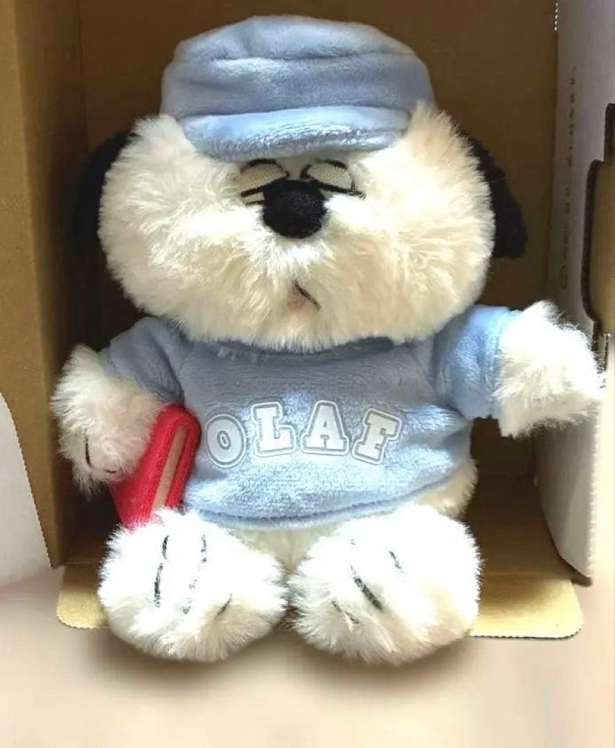【新品未使用】スヌーピー　オラフ　ぬいぐるみ スクールライフ