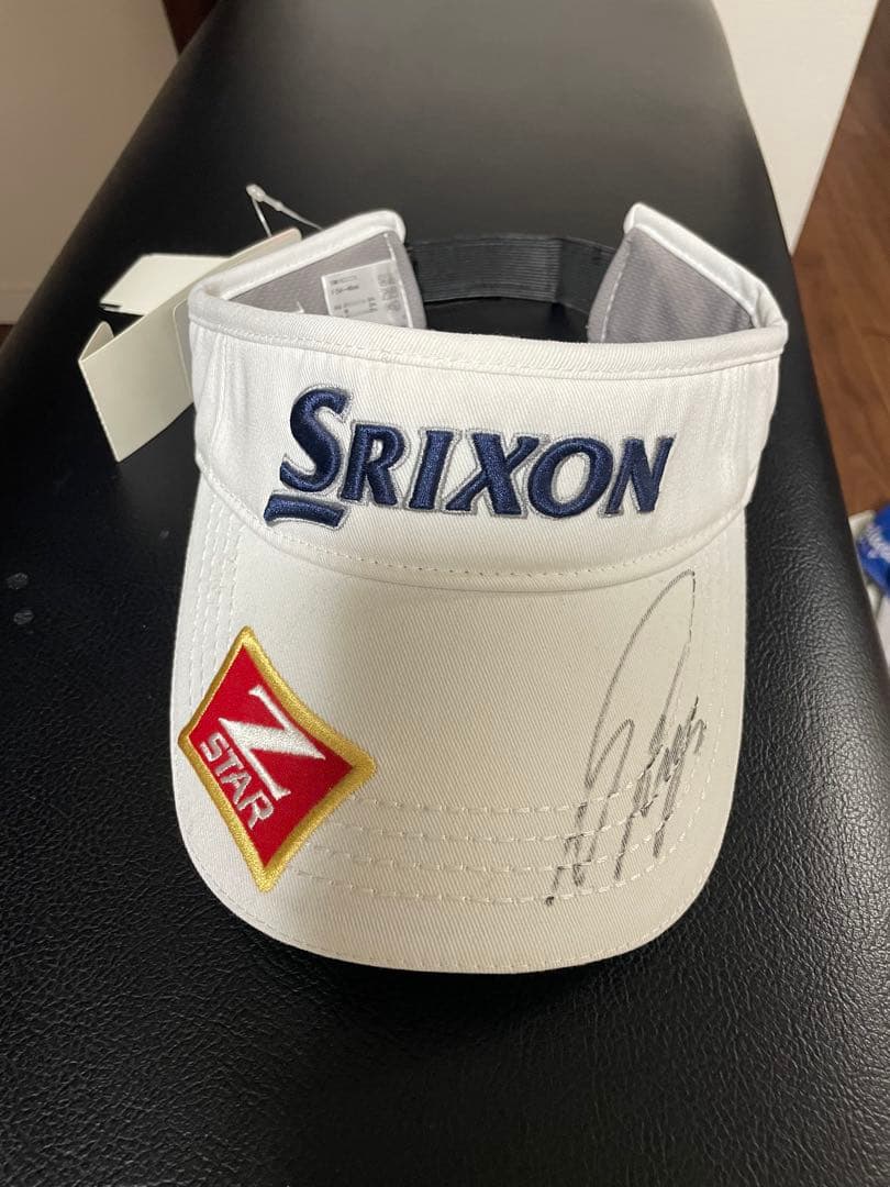 Srixon サイン入りキャップとバイザーセット3点