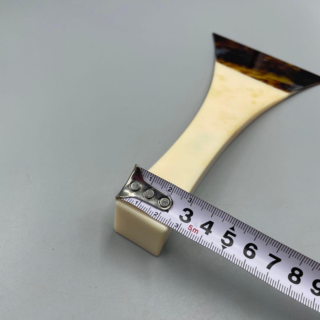 239ヴィンテージ 天然素材　三味線バチ　重さ約114g