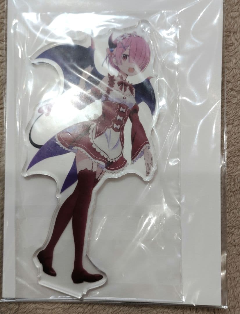 Re:ゼロ アクリルキーホルダー 天使 小悪魔 ラム リゼロ セガコラボカフェ