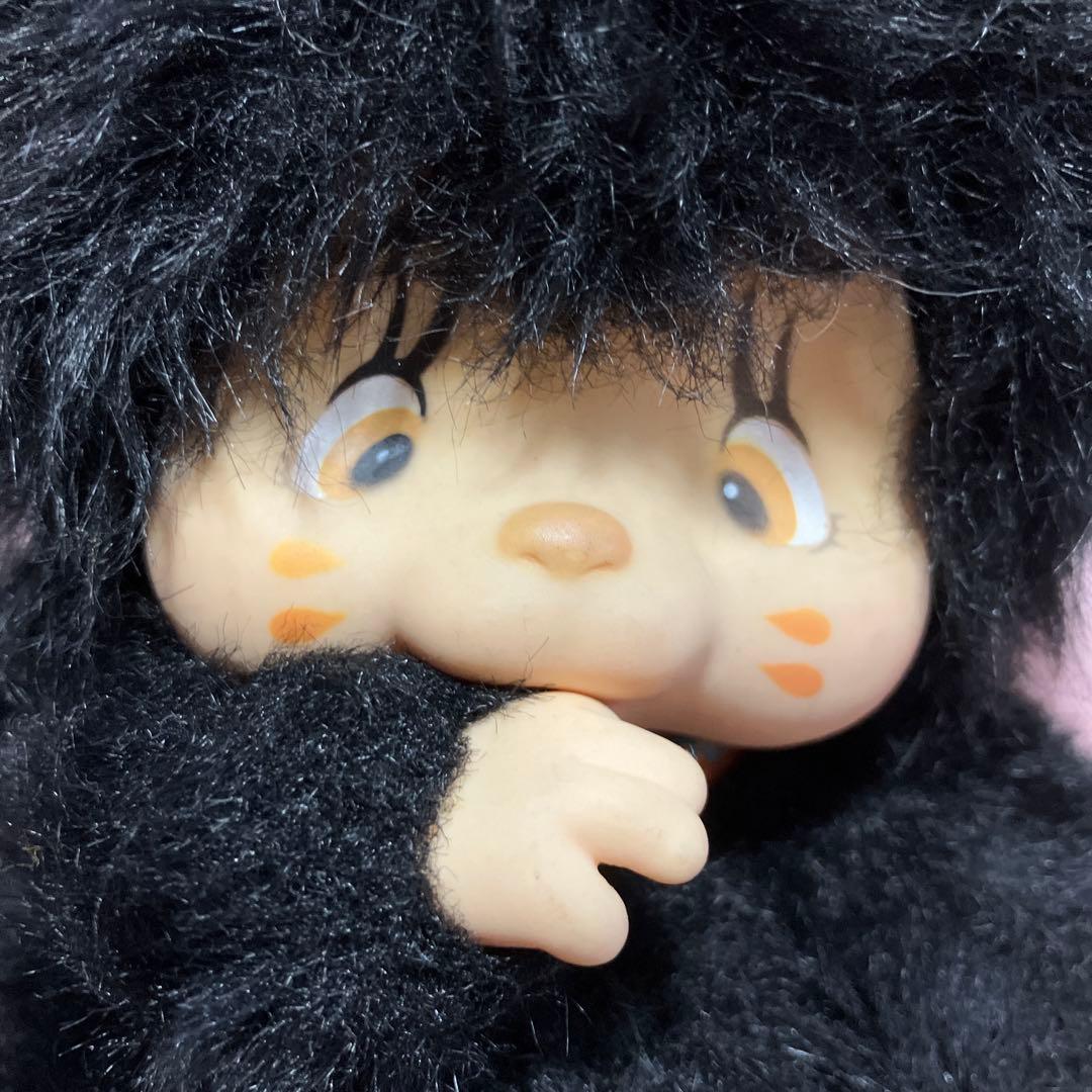 昭和レトロ　人形　ぬいぐるみ　ニャンコフ　猫　黒猫　指しゃぶり　モンチッチ　レア
