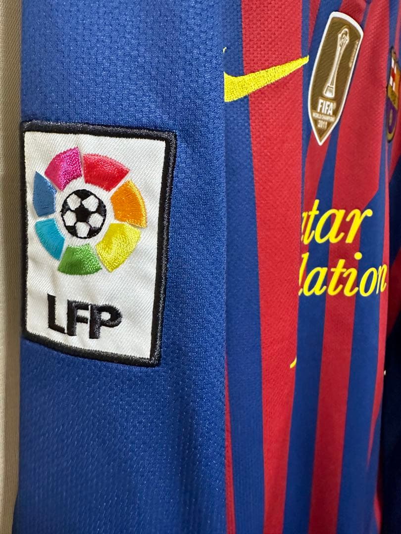 【メッシ#10】MESSI バルセロナ ユニフォーム 11/12 長袖Mサイズ