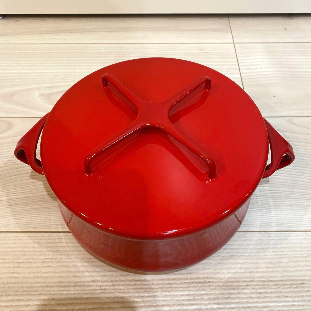 DANSK ダンスク　赤　両手鍋　19㎝