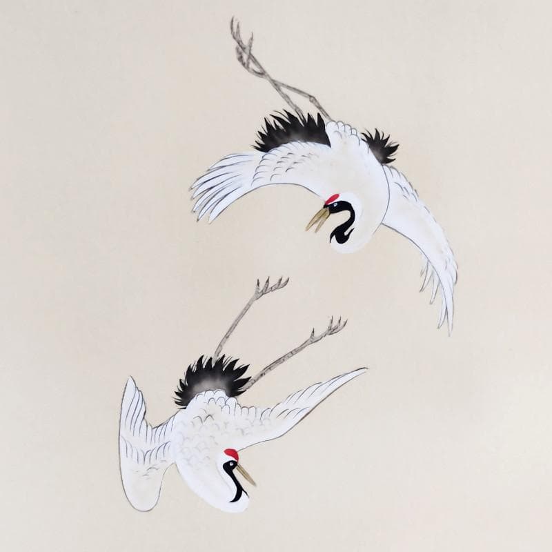 掛軸☆森 西鶴☆「七福神」良好!