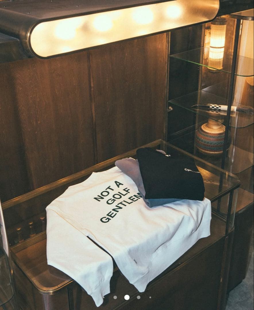 メンズウェア #GENTLEMAN CREW SWEAT - WHITE -
