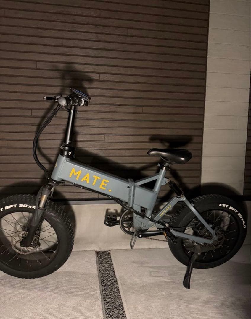 MATE X メイトバイク電動アシスト自転車　ジェットグレーMATE BIKE