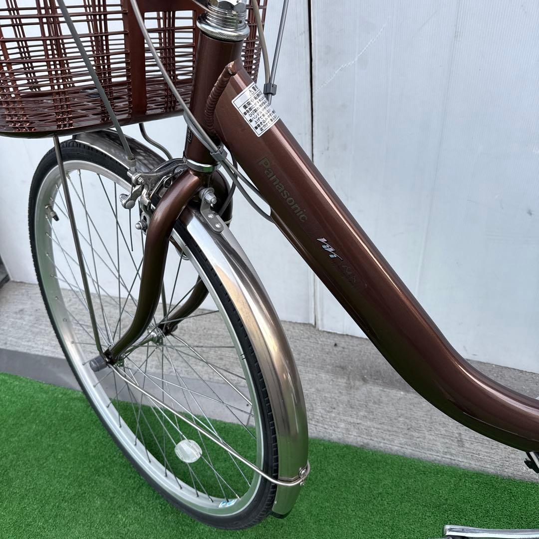 panasonic パナソニック電動アシスト自転車26インチ ブラウン