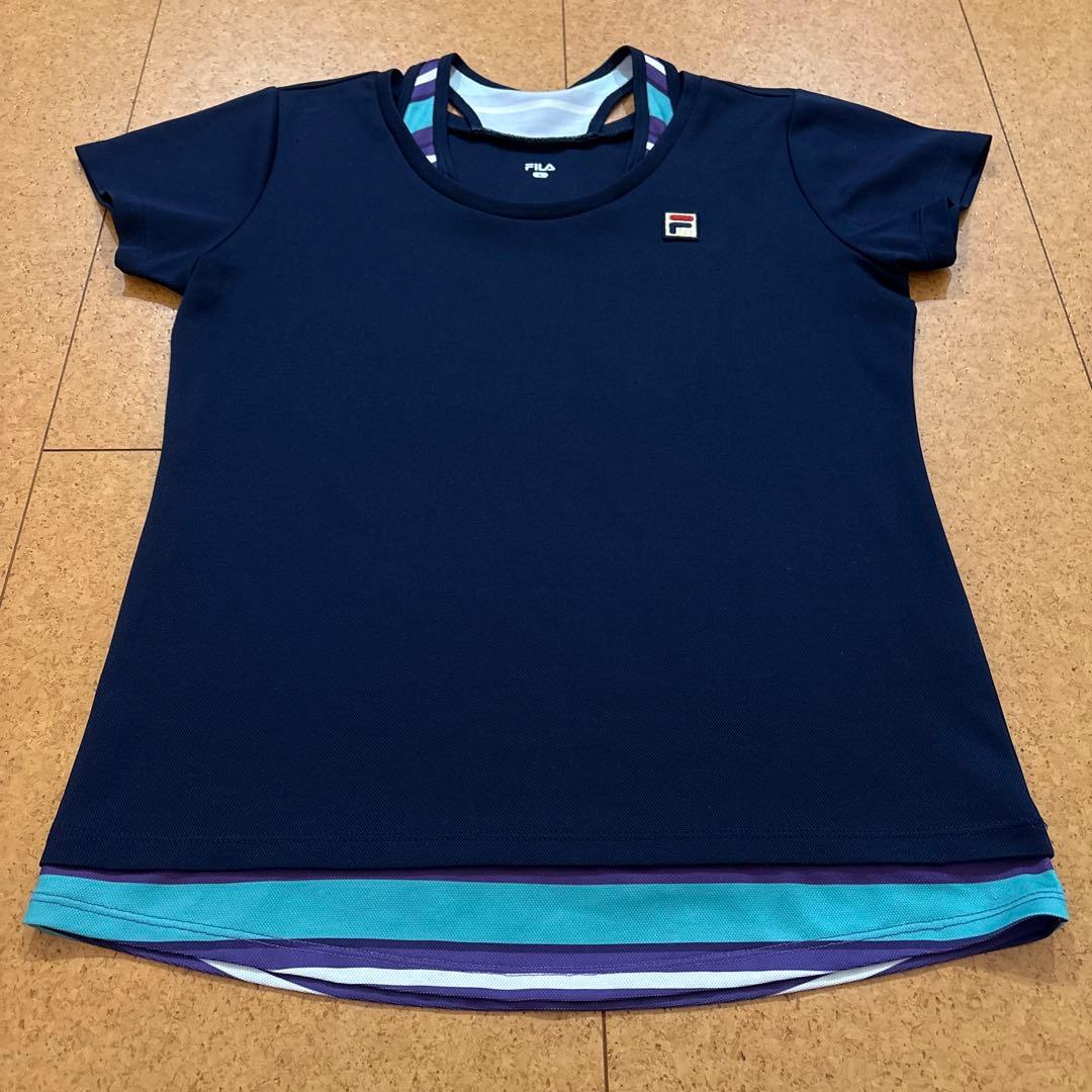 新品　未使用　L セットアップ　FILA セットアップ　上下　紺