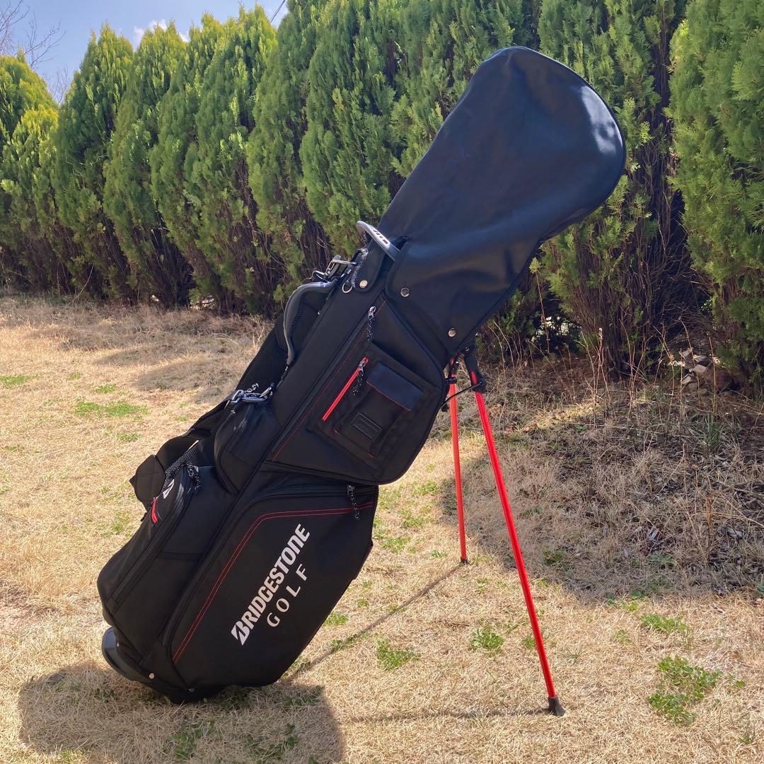 【美品】BRIDGESTONE GOLF スタンド式キャディバッグ
