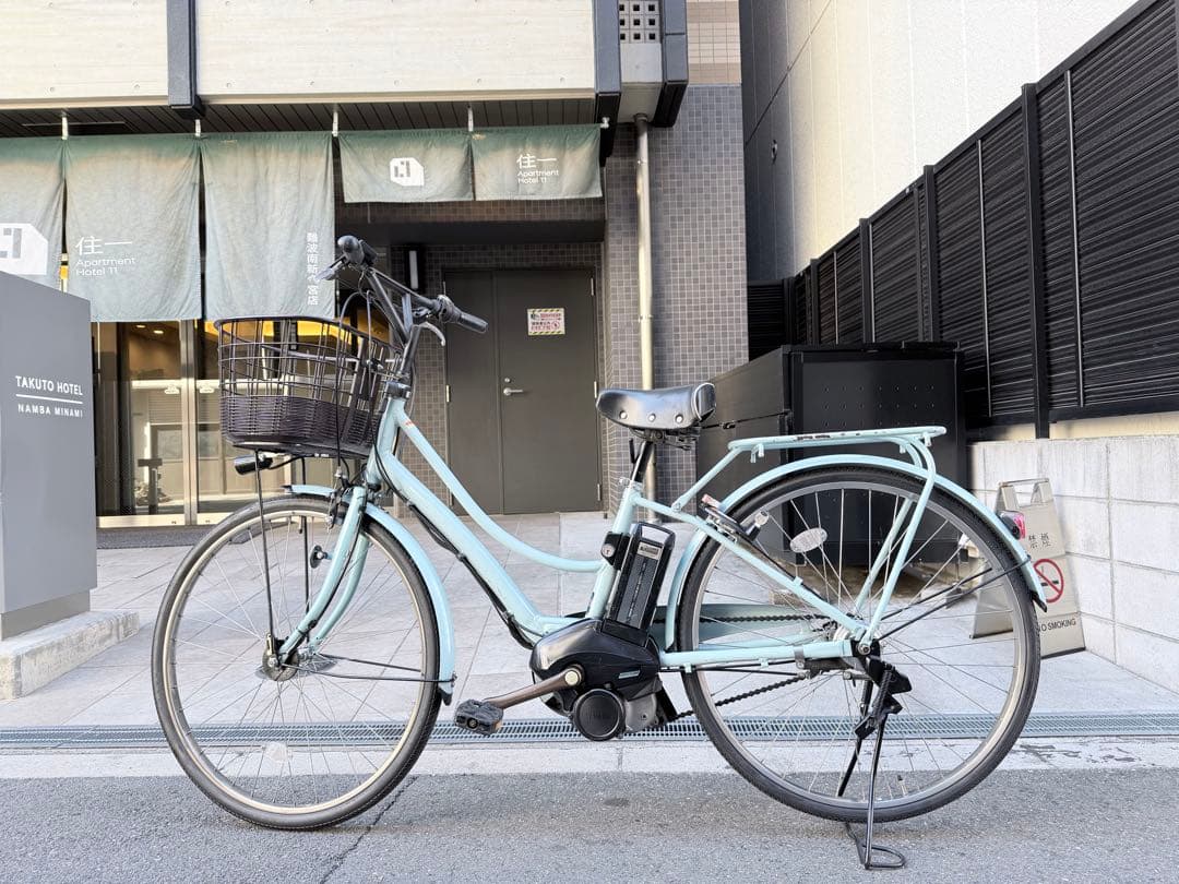 大阪府　ヤマハ　電動アシスト自転車　バッテリー8.7ah