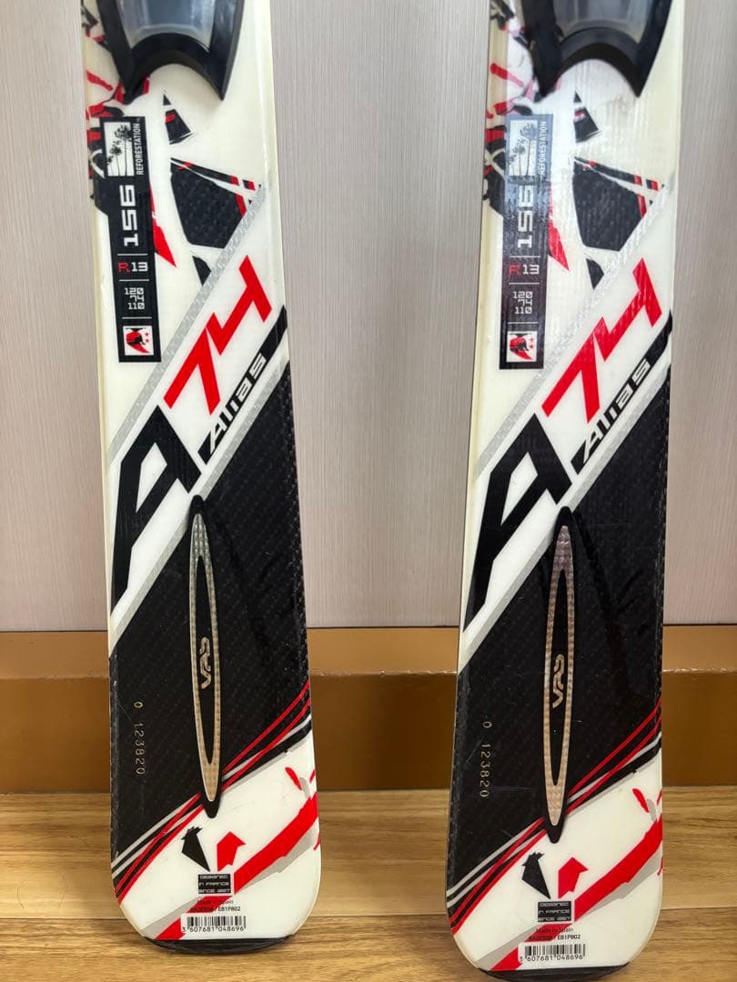 ROSSIGNOL A74スキーとポールセット