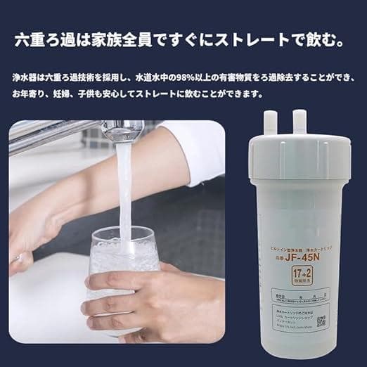 JF-45N 交換用浄水カートリッジ 浄水カートリッジ スタンダードタイプ