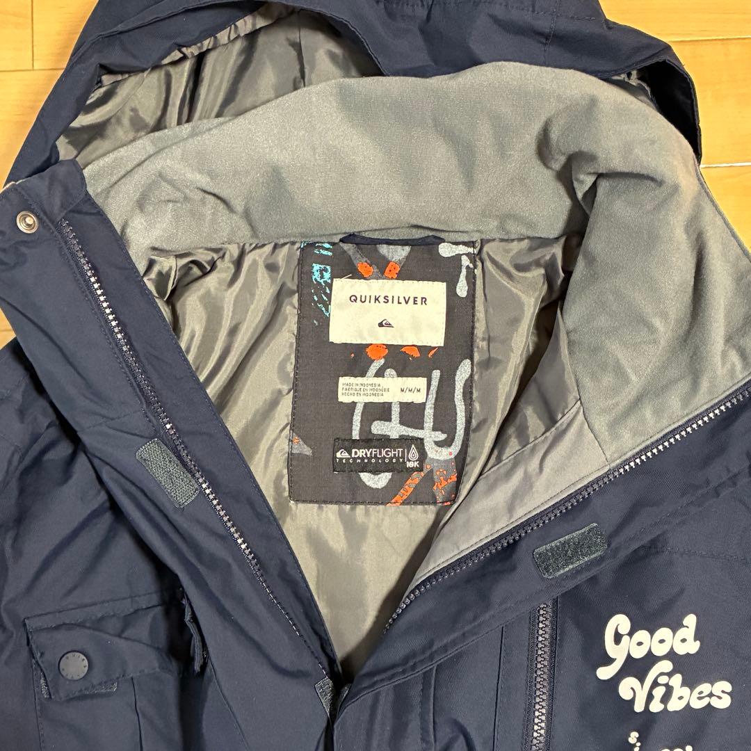 QUICKSILVER & BURTON スノボーウェア　上下セット　Mサイズ