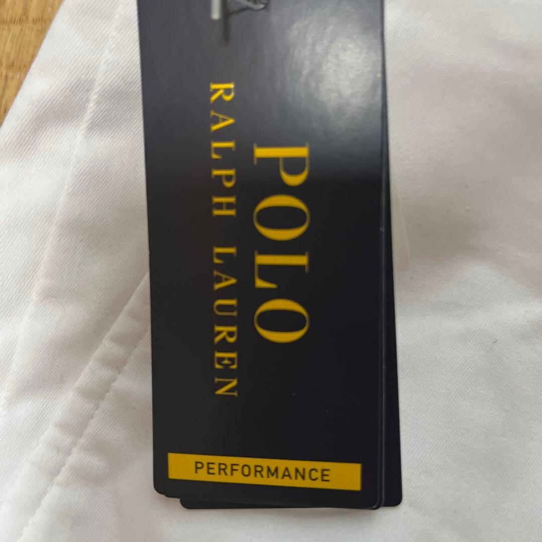 Polo ホワイト スリムフィットパンツ