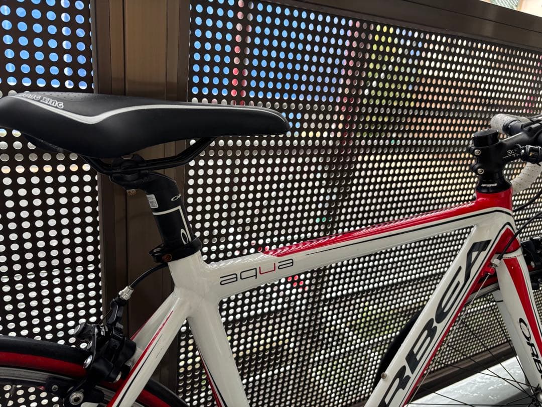 【Safari】ORBEA ロードバイク ホワイト/レッド 700C