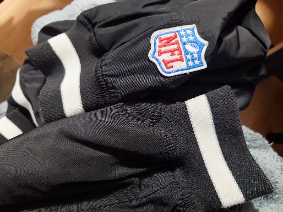 RAIDERS ウォームアップジャケット NFL gu レイダース　XLサイズ