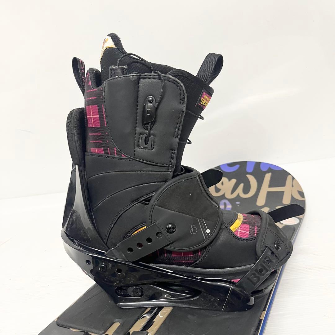 Burton レディース　スノボセット　バートン　スノーボード ケース付き