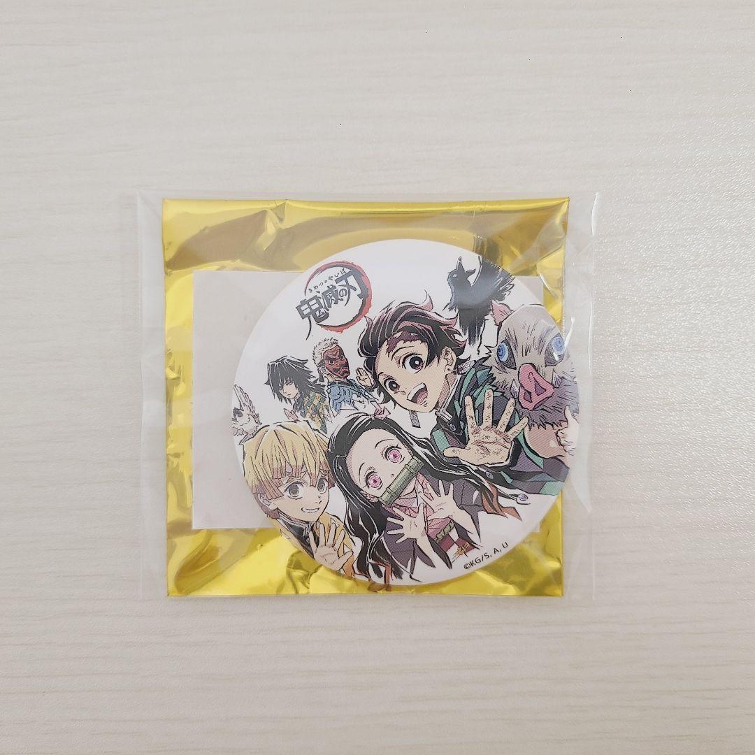 新品◆ 鬼滅の刃 全集中展 幕間画 缶バッジ 炭治郎 禰豆子 善逸 伊之助 義勇