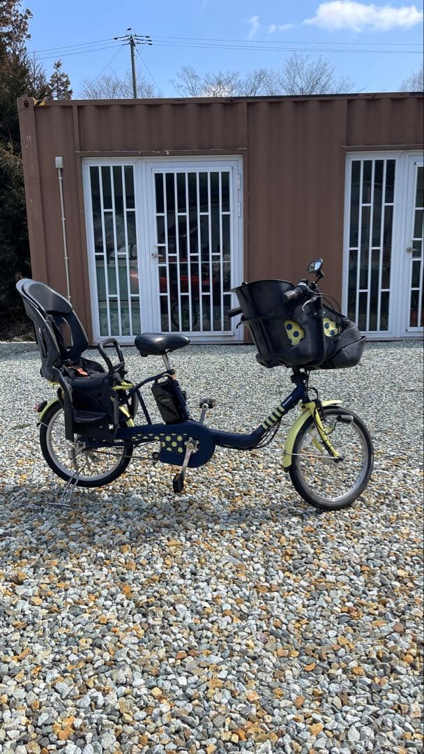 ゆきです。パナソニック ギュットミニDX子乗せ電動アシスト自転車