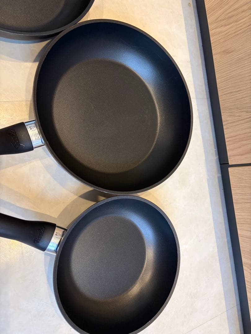 3点セットFissler フライパン20㎝　24cm 26cm IH・ガス