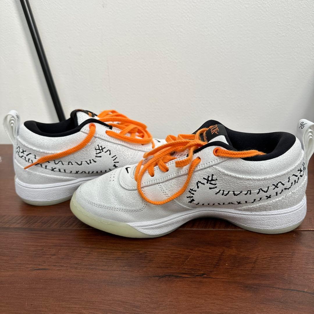 ★美品★NIKE BOOK 1 CHAPTER ONE ホワイトオレンジ26cm