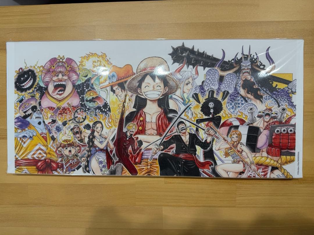 【新品】繋がる表紙イラスト 集英社 ONEPIECE フルカラーアートボード