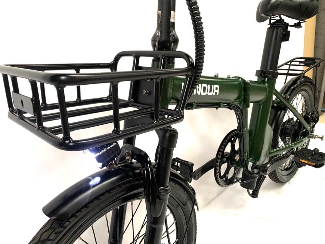 【即乘】送料無料 EENOUR ディスク式MTB 折り畳み電動自転車 動作確認済