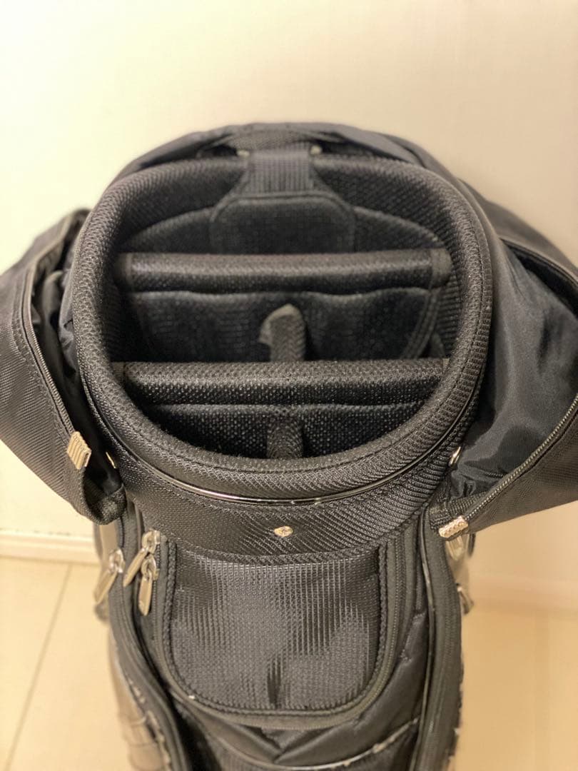 中古品【adidas/アディダス/キャディーバッグ/ブラック】９型