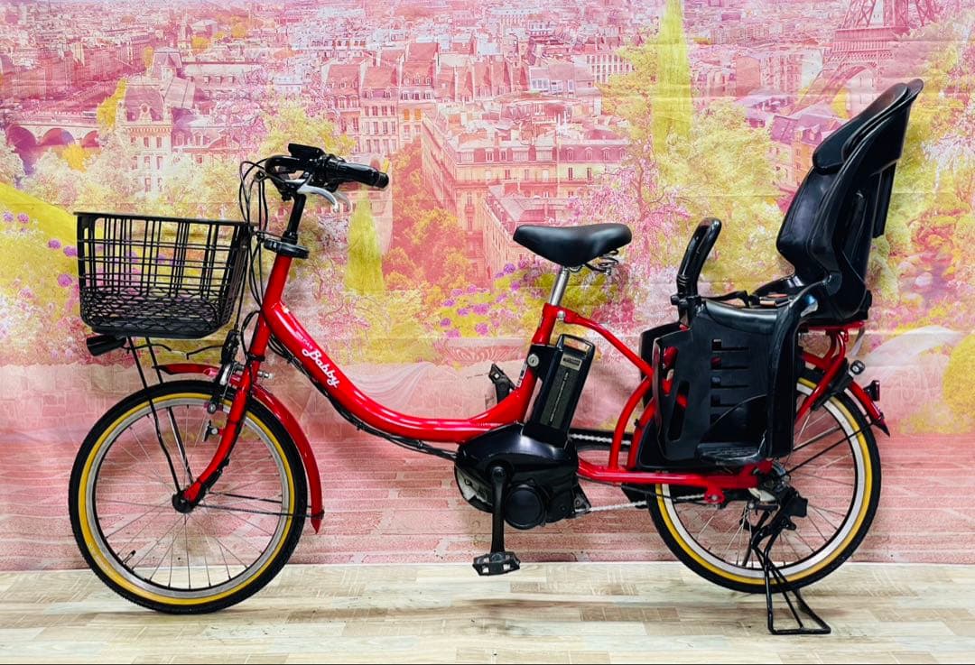 ZK3667 電動自転車 ヤマハ パスバビー 子供乗せ 20インチ 送料無料