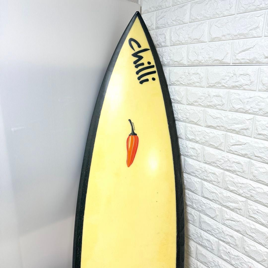希少モデル　chilli サーフボード　fiberflex 5’11ft