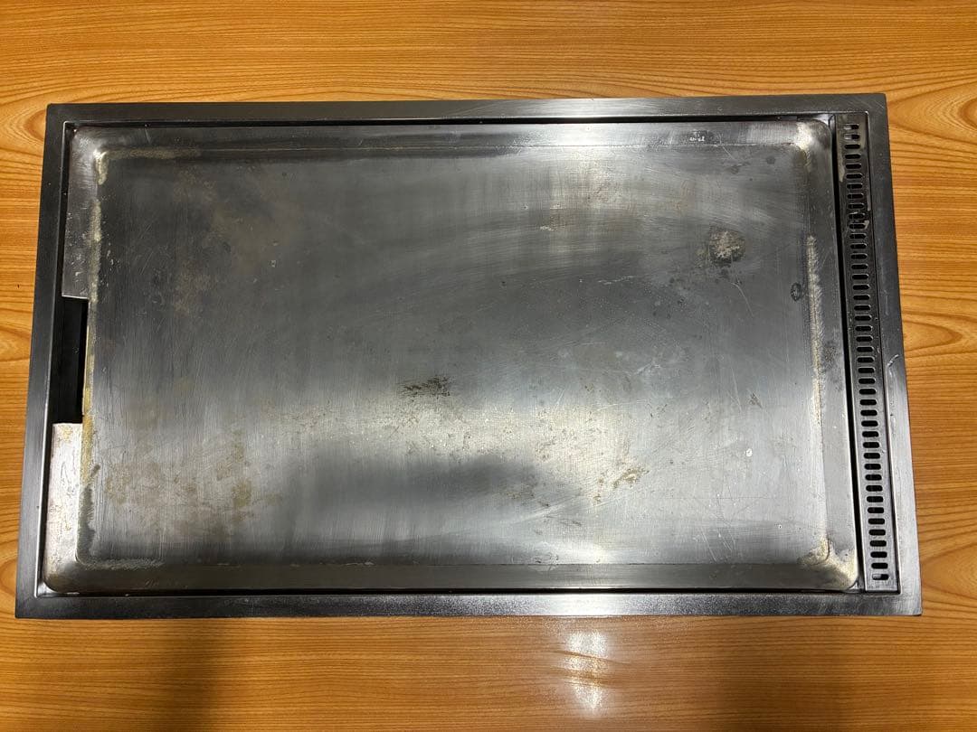 鉄板テーブル　LPガス用　1500×750×705mm お好み焼き　鉄板焼
