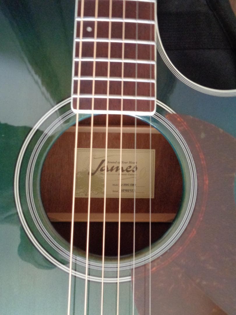 James J-350C EBU　Fishman製ピックアップ　エレアコ　美品！
