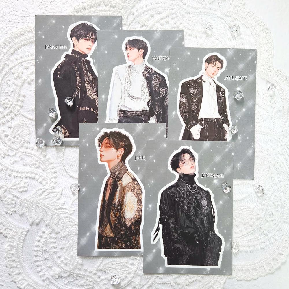 シール・ステッカー [Jane&Jace] Black Jace Paper