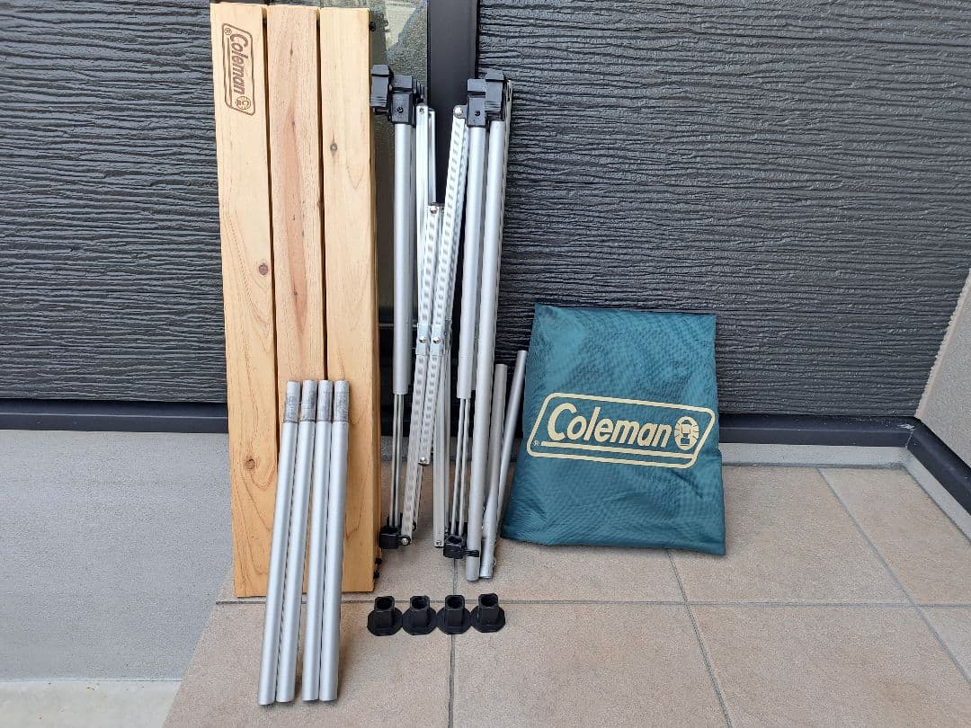 【美品】Coleman　ナチュラルウッドローテーブル　90　【廃盤】