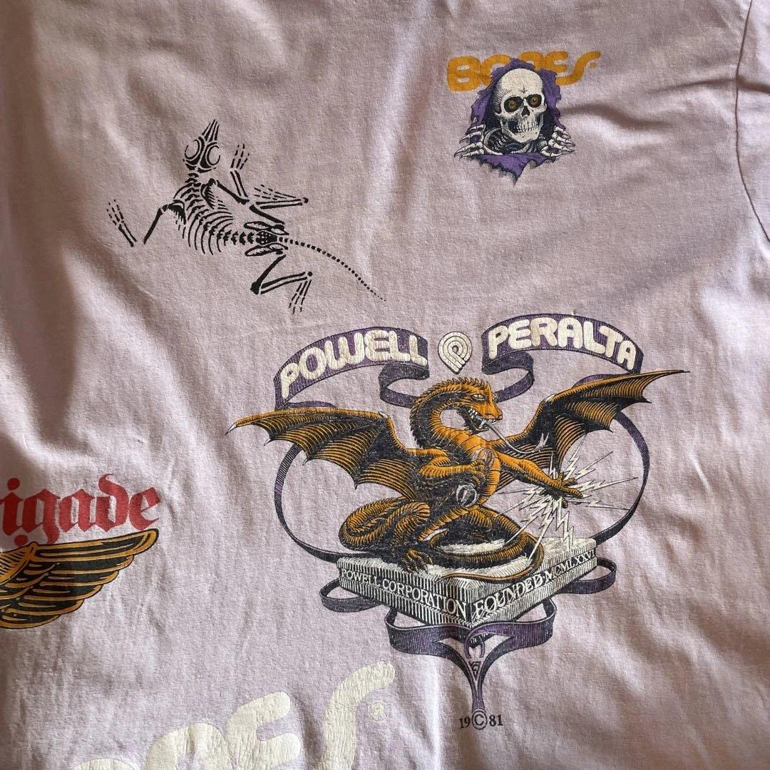 スペシャル パウエル ペラルタ ボーンズ リッパー マルチ プリント Tシャツ