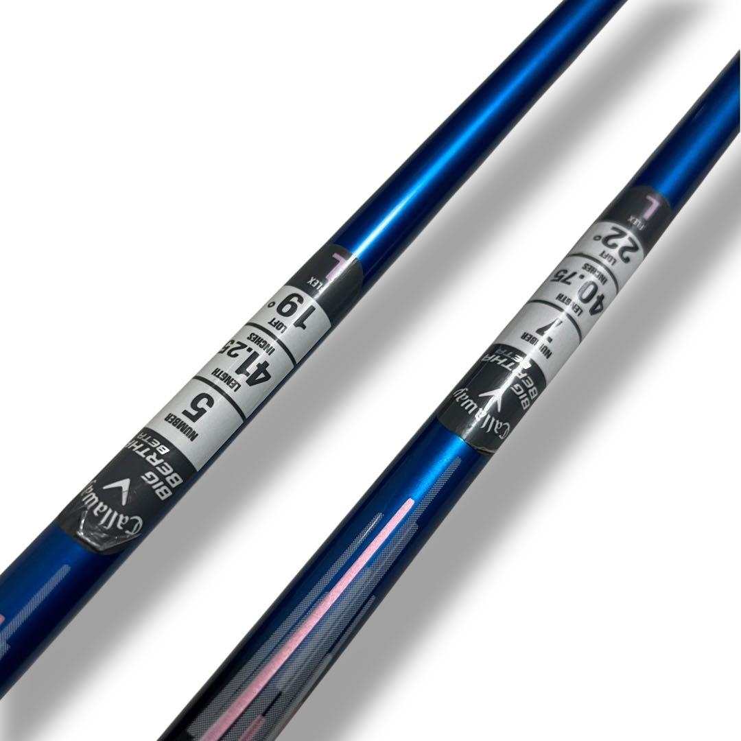 キャロウェイ ビッグバーサベータ フェアウェイウッド 5w 7w レディース L