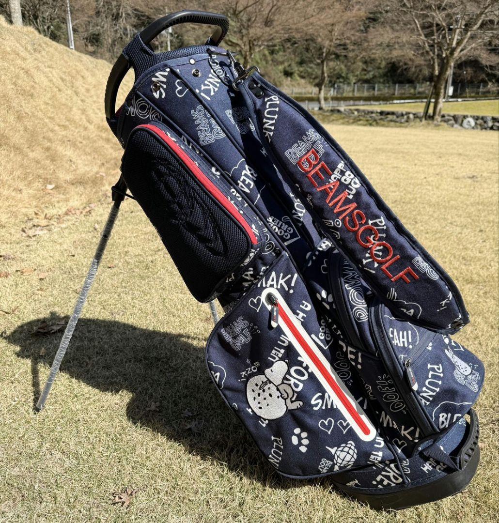 BEAMS GOLF × PEANUTS スタンドキャディバッグ