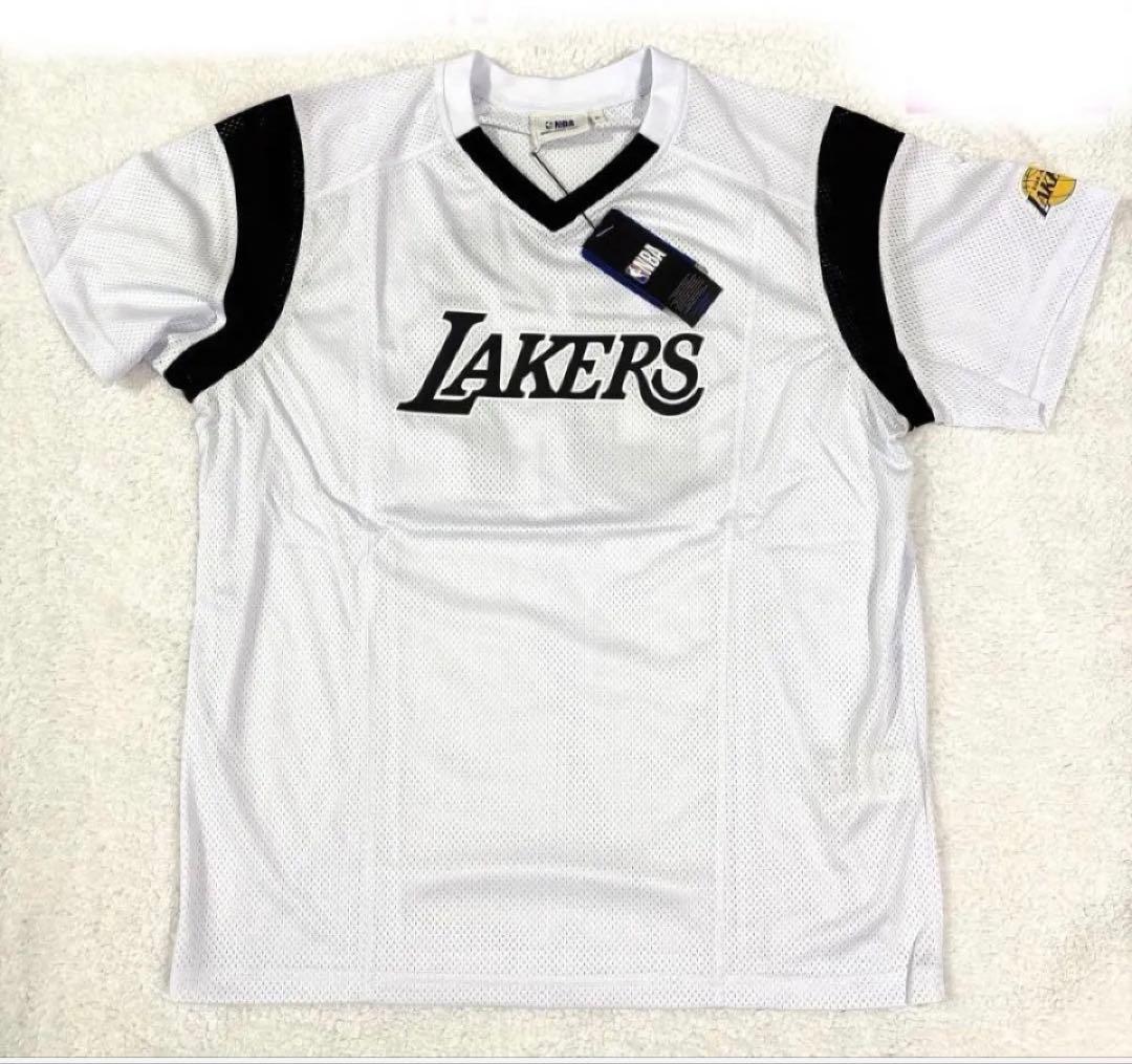 【 新品 】 NBA シャツ メッシュ バスケット レイカーズ バスケ 半袖 M