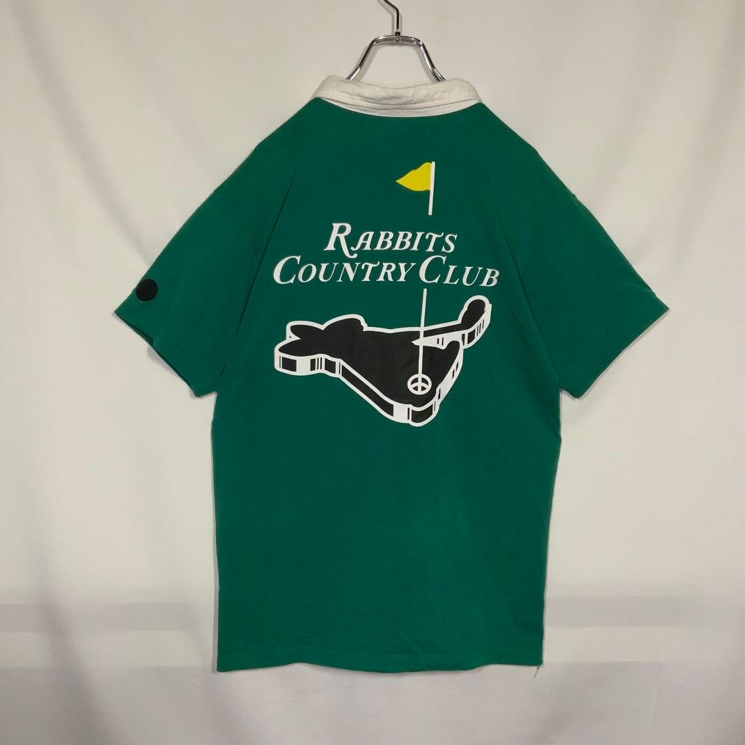 【希少】 FR2 golf ポロシャツ　グリーン×ホワイトカラー
