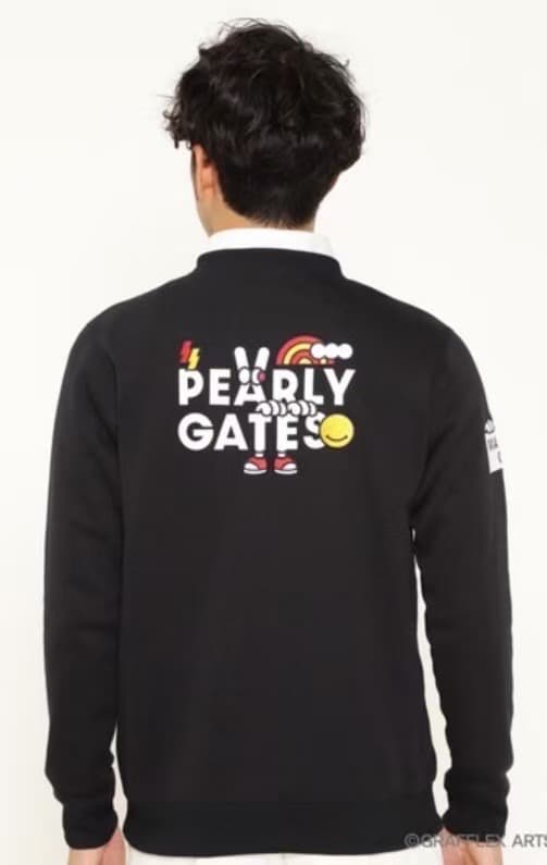 新品 正規品 パーリーゲイツ どうしちゃったPGスウェット 紺 サイズ4 M