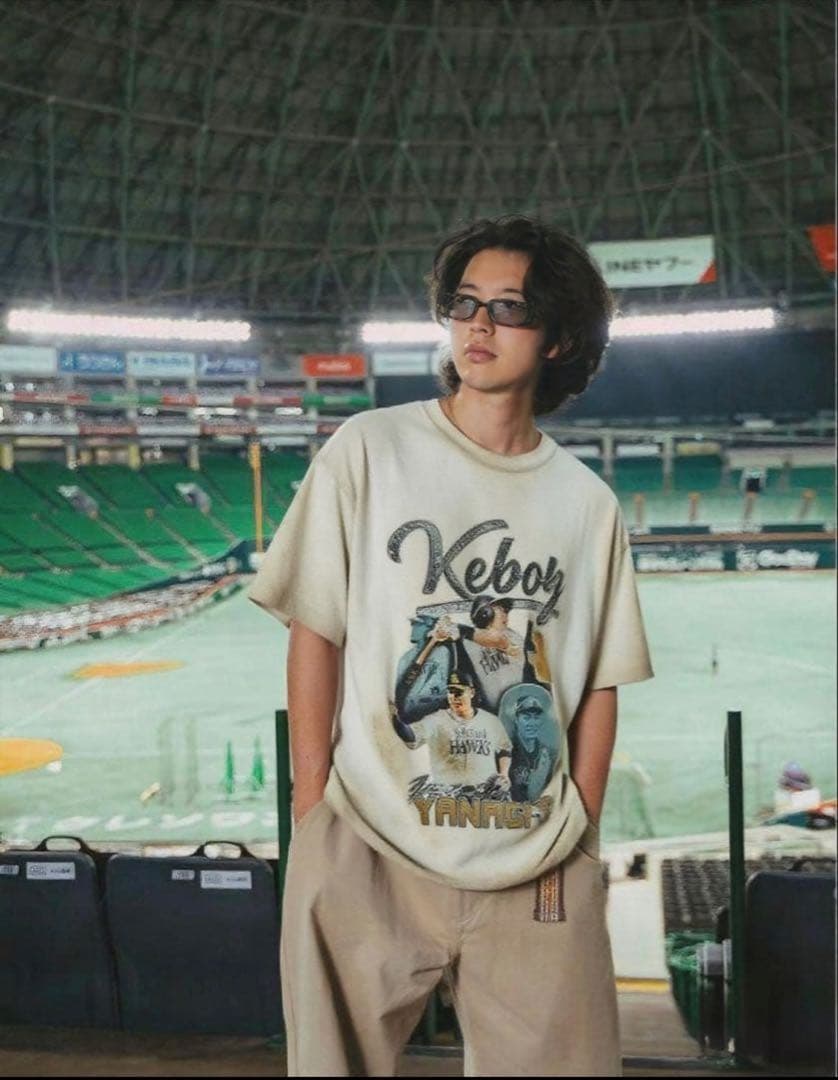 新品未開封 柳田悠岐 ソフトバンクホークス KEBOZ コラボTシャツ
