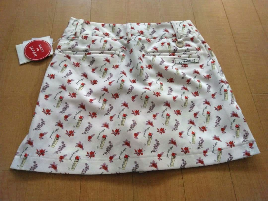約65％オフ【新品】JUN & ROPE インナーパンツ一体型 花柄スカート Ｓ