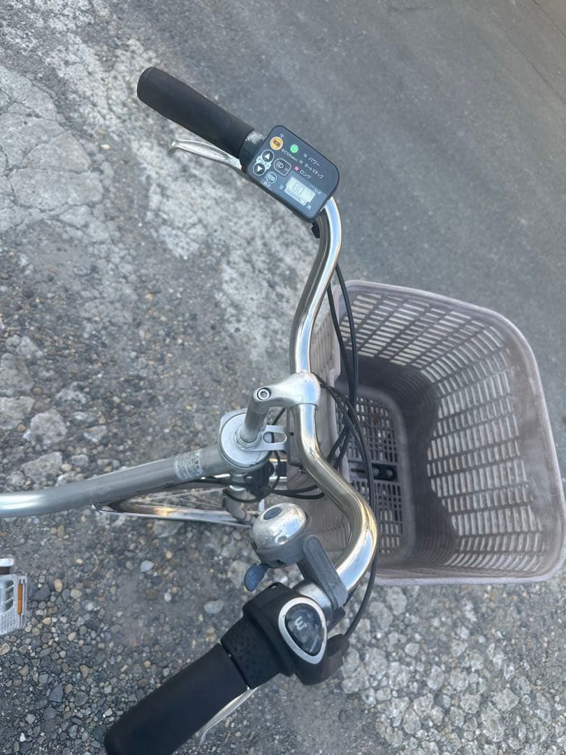 電動アシスト自転車 シティタイプ シルバー